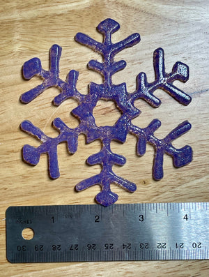 Lavender Snowflake Ornament/Suncatcher